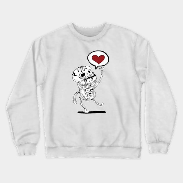 I love you! - Boy Crewneck Sweatshirt by yeknomster